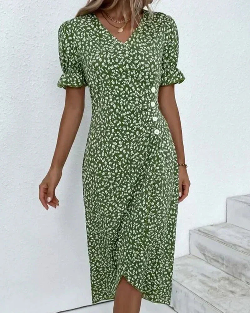 Lily | Floral Wrap Dress