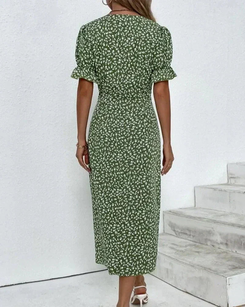 Lily | Floral Wrap Dress