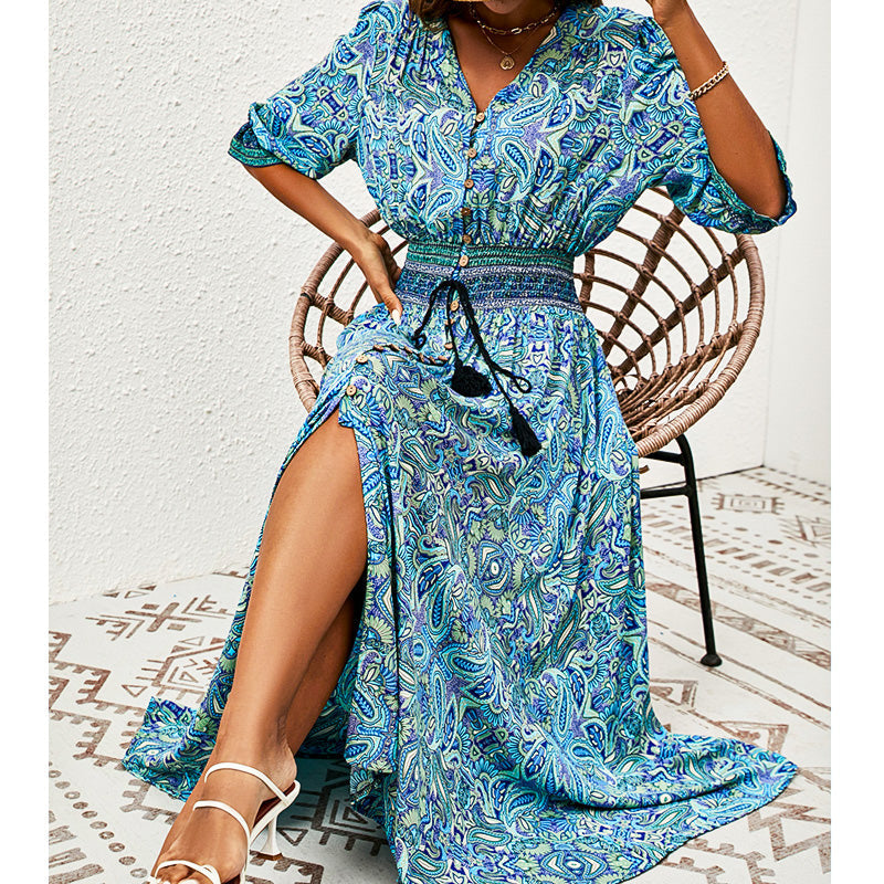 Megan | Boho Maxi Dress