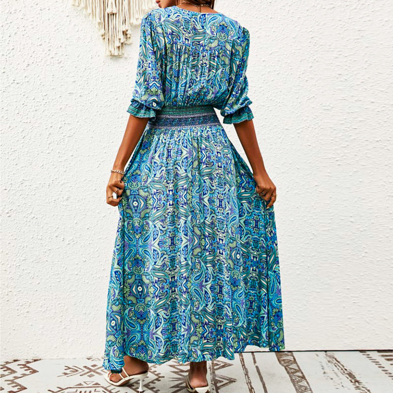 Megan | Boho Maxi Dress