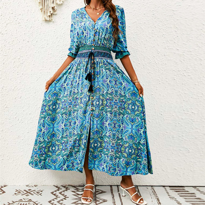 Megan | Boho Maxi Dress