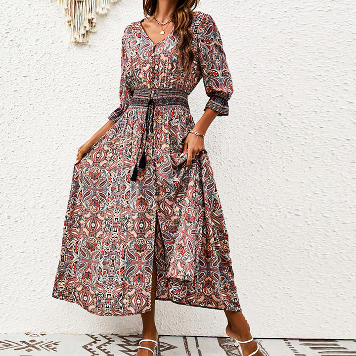 Megan | Boho Maxi Dress