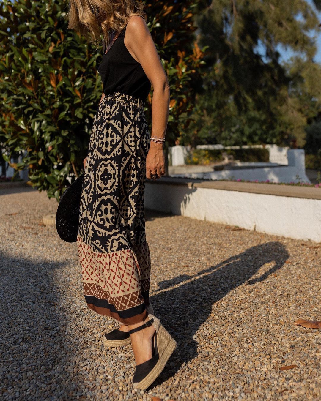Clara | Chic Boho Maxi Skirt