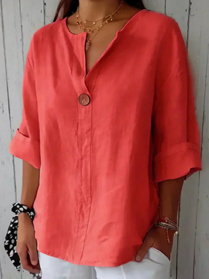 Lila | Casual V-Neck Blouse