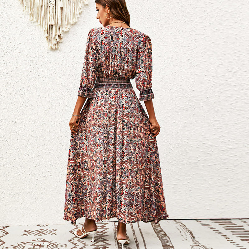 Megan | Boho Maxi Dress
