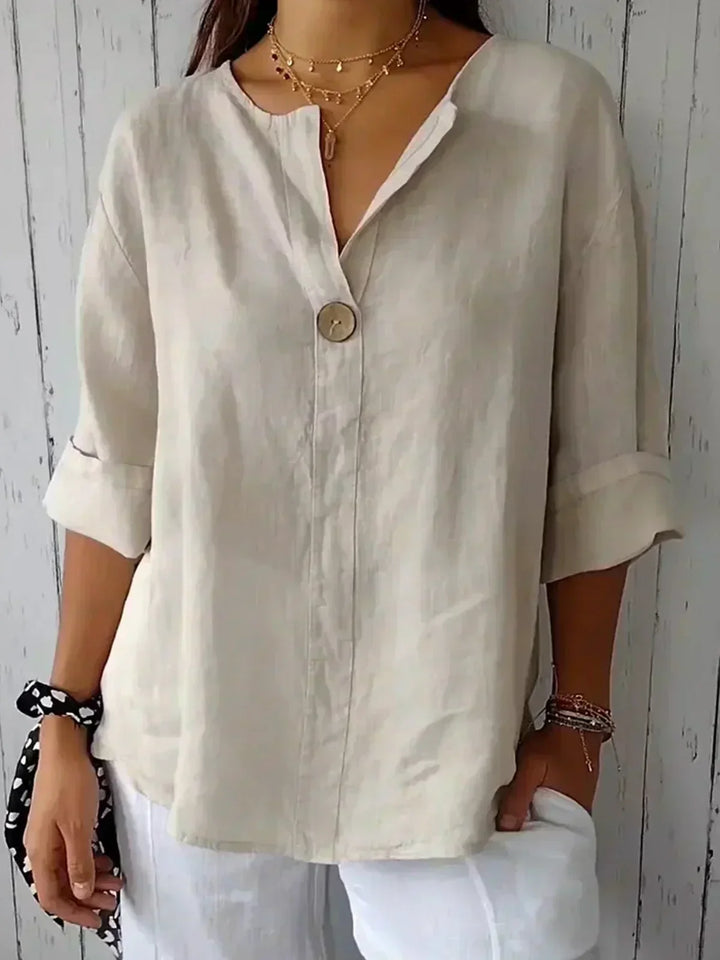 Lila | Casual V-Neck Blouse