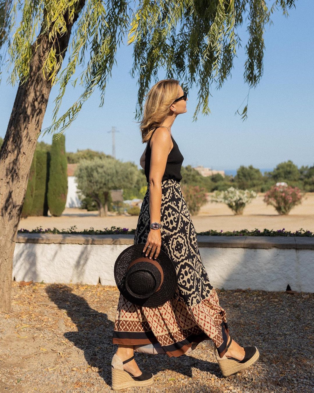 Clara | Chic Boho Maxi Skirt