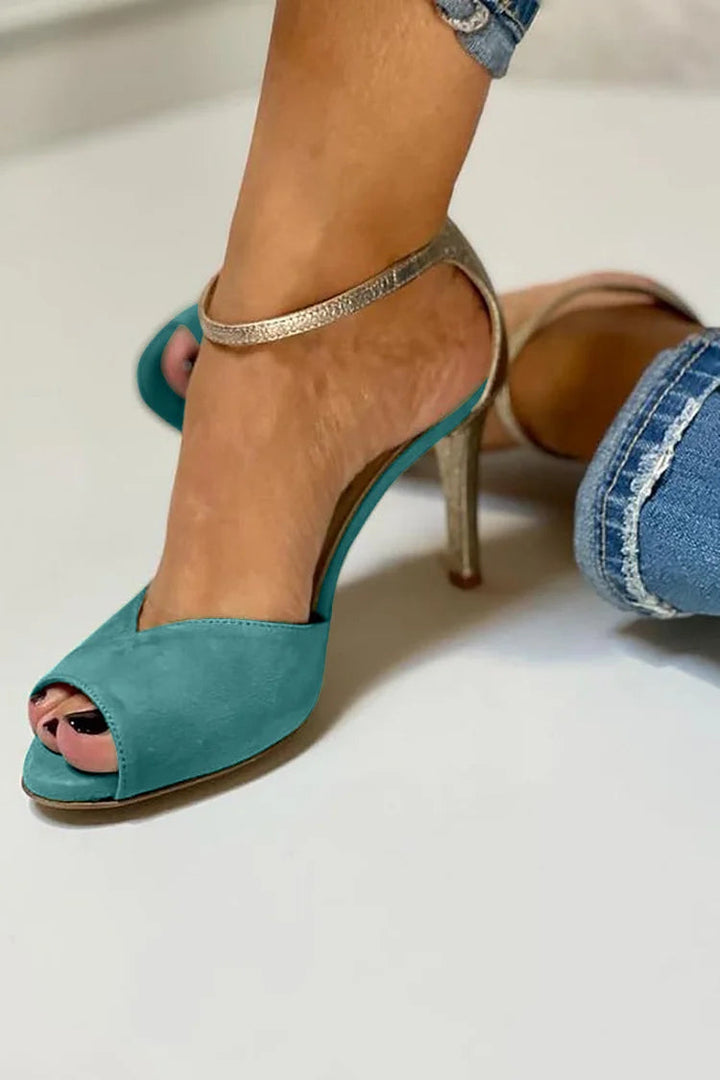 Molly | Stylish Peep-Toe Heels