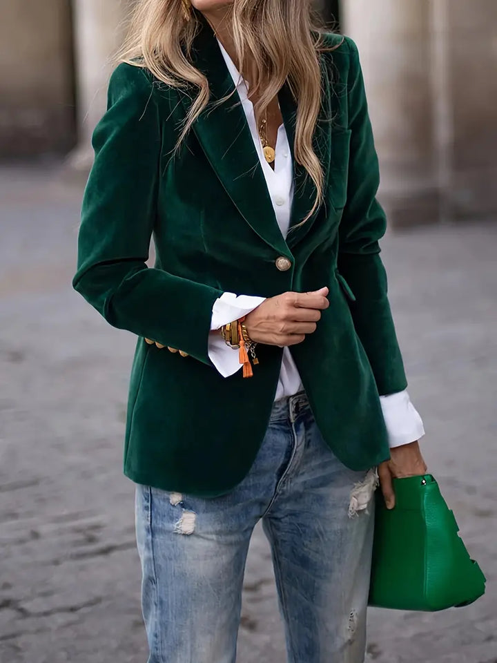 Clara | Luxurious Velvet Blazer