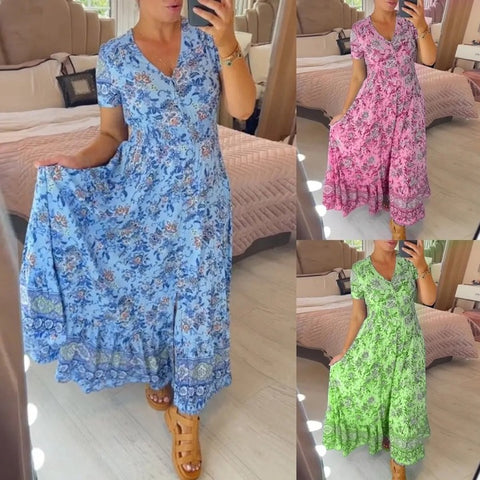 Sophie | V-Neck Floral Dress