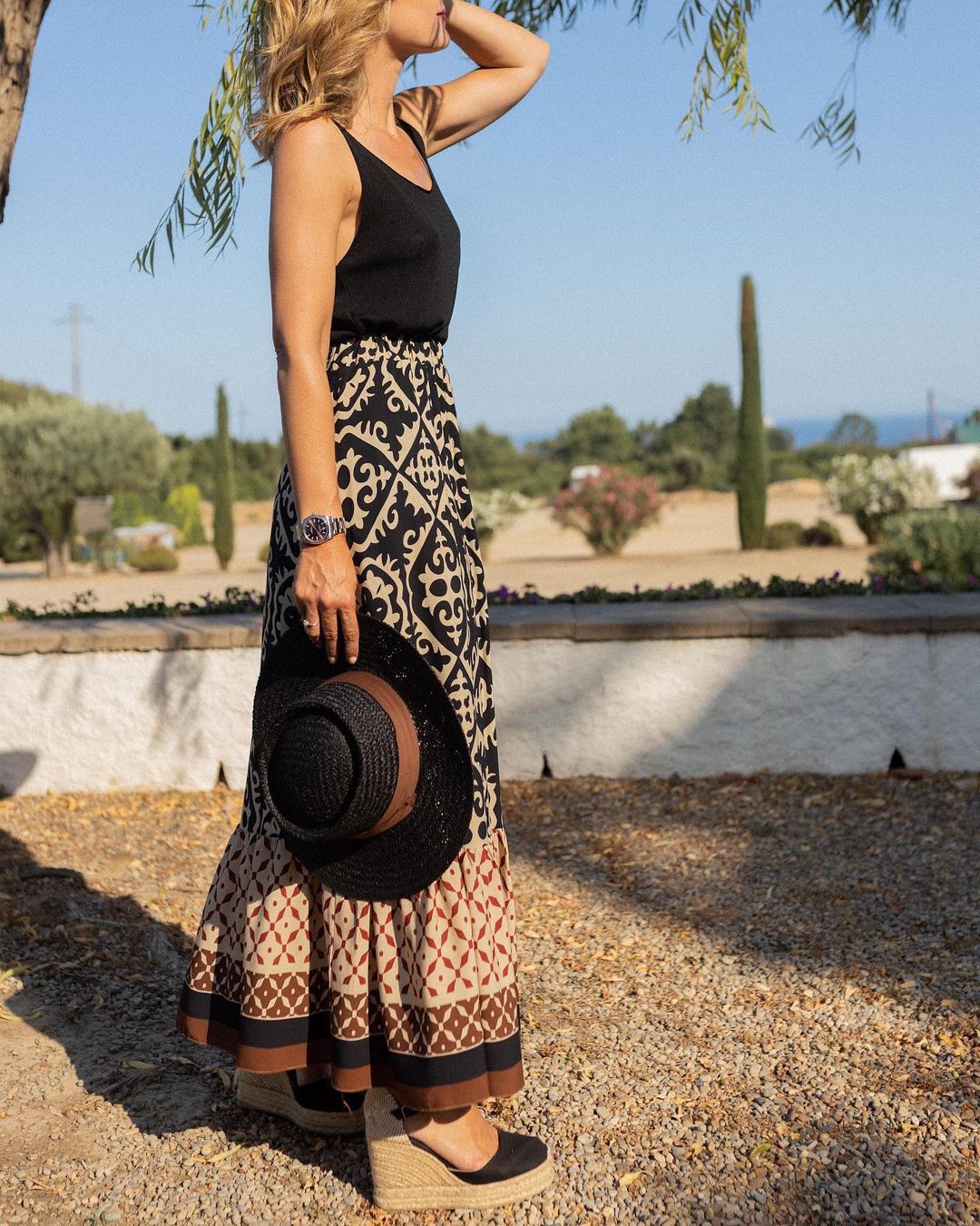 Clara | Chic Boho Maxi Skirt