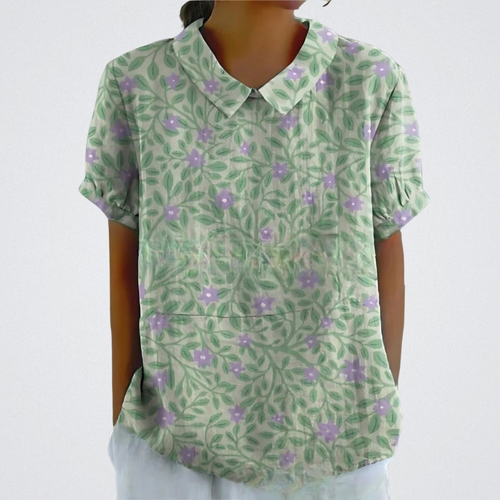 Clara | Elegant Floral Blouse