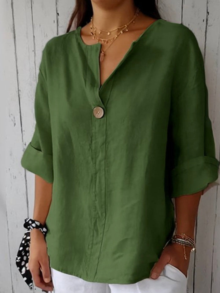 Lila | Casual V-Neck Blouse