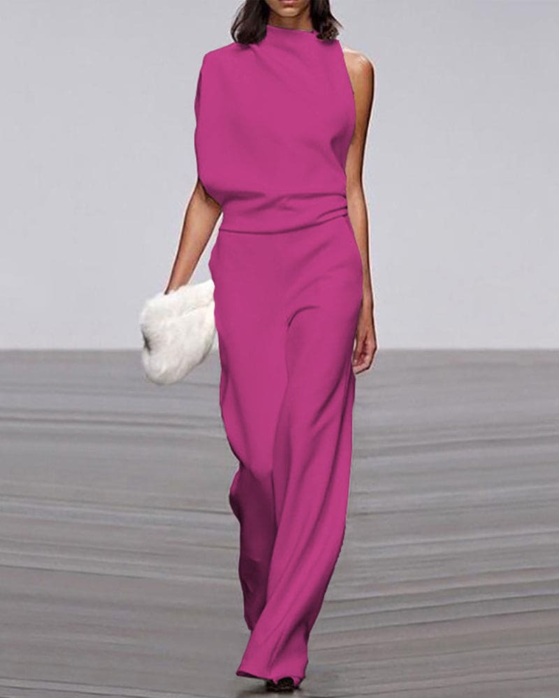 Clara | Elegant One-Shoulder Jumpsuit