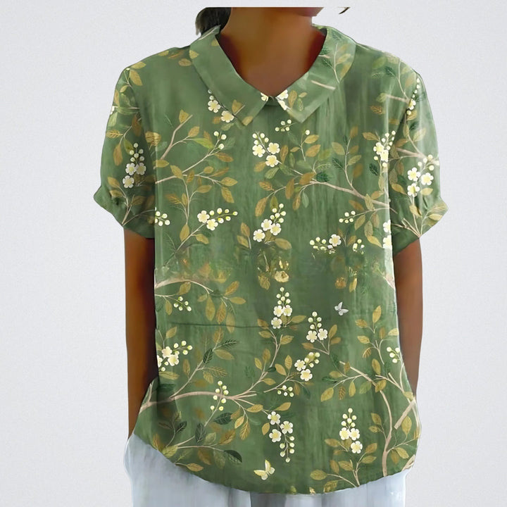 Clara | Elegant Floral Blouse