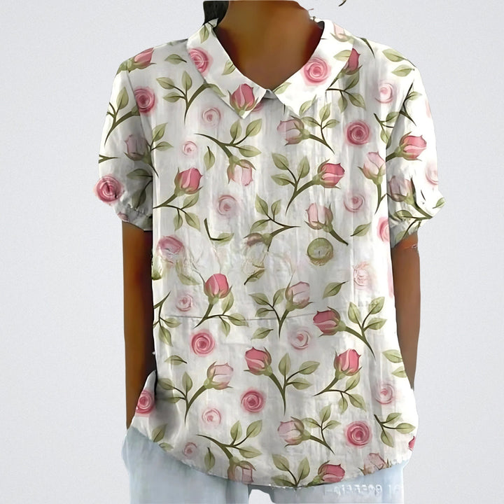 Clara | Elegant Floral Blouse