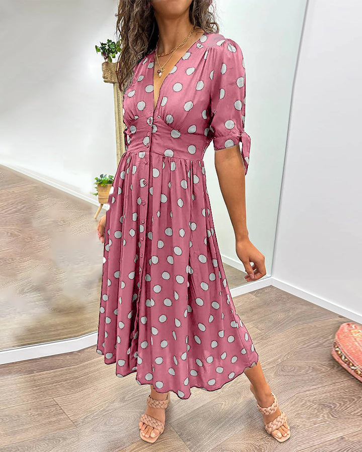 Clara | Chic Polka Dot Dress