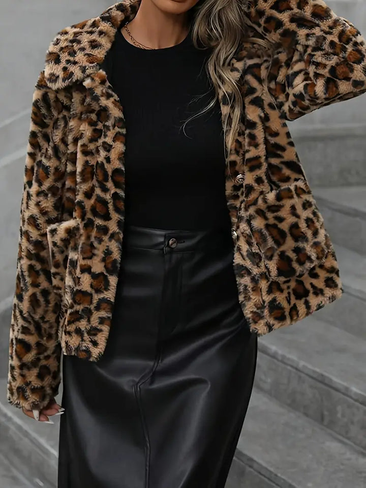 Chloe | Leopard Print Jacket