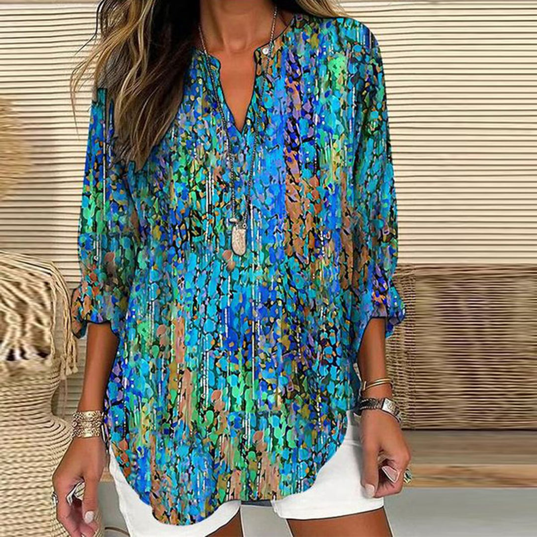 Megan | Stylish V-neck Blouse