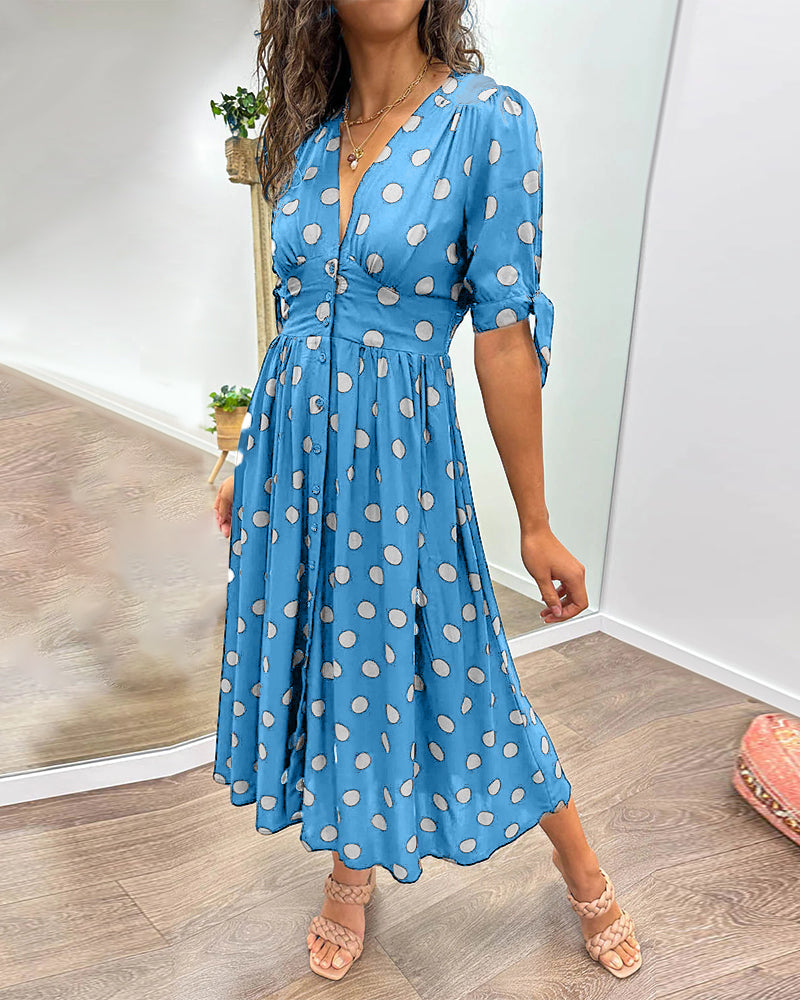 Clara | Chic Polka Dot Dress