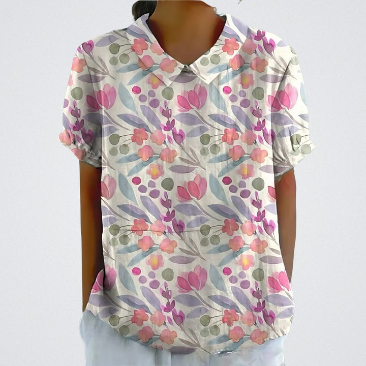 Clara | Elegant Floral Blouse