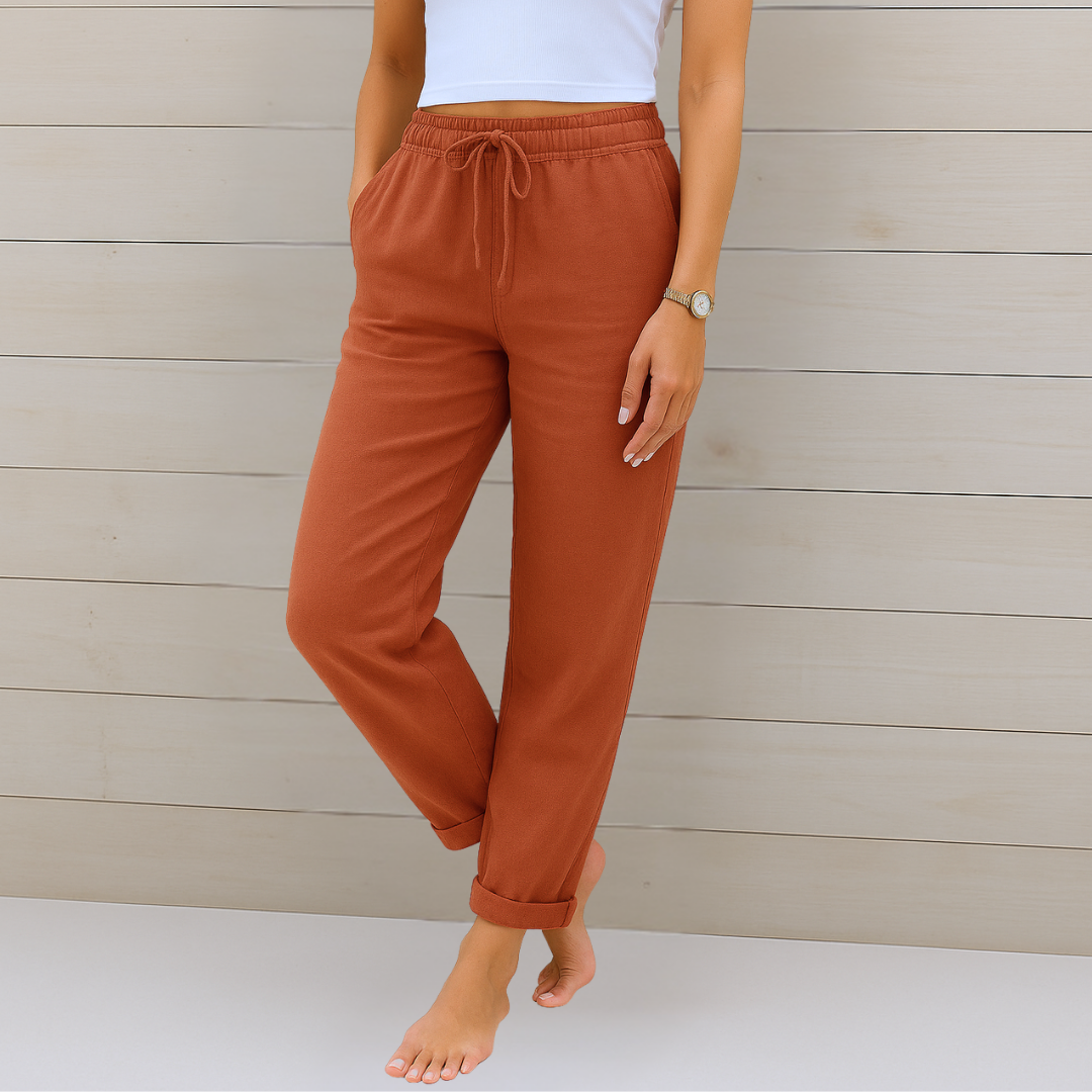 Sophie | Stylish Linen Trousers