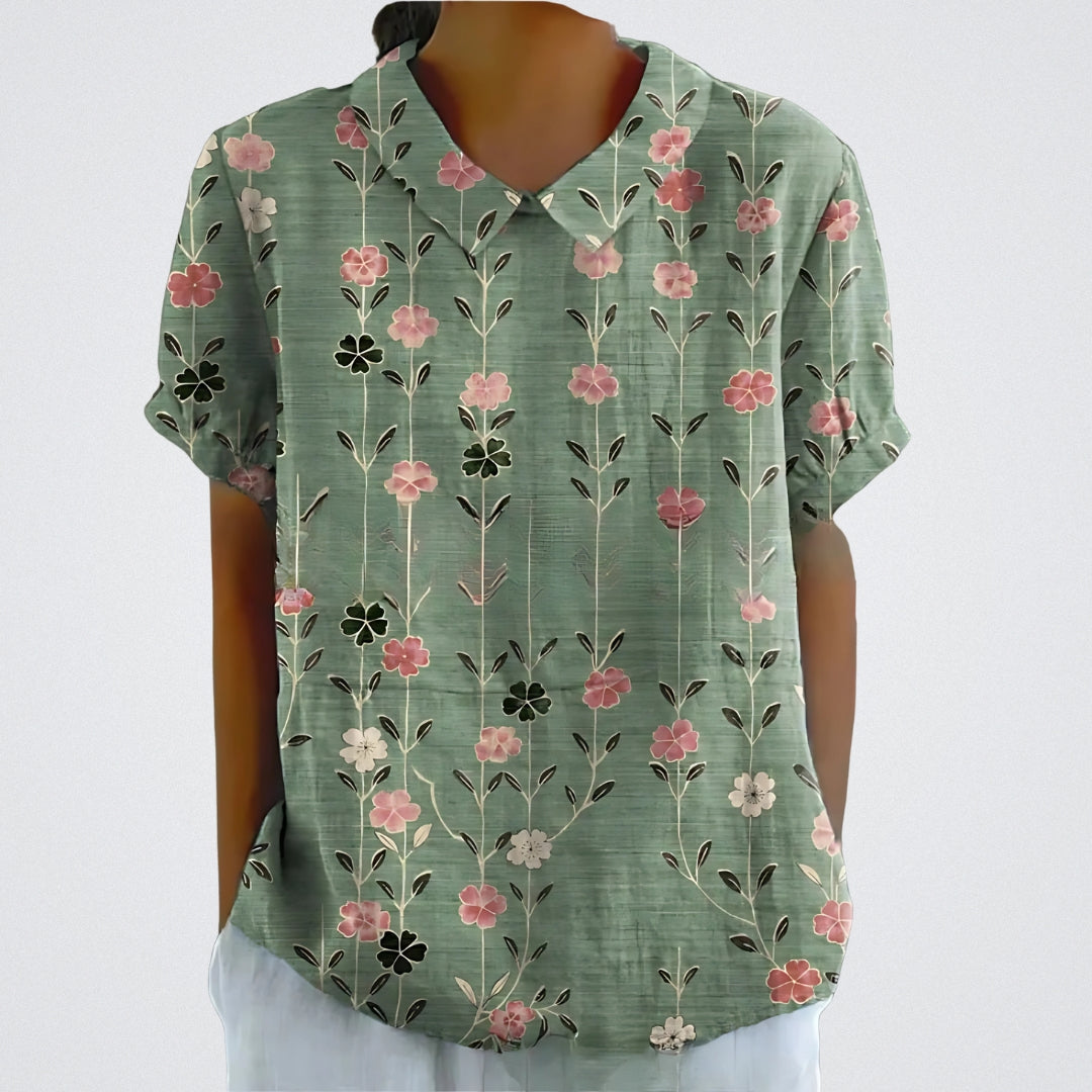 Clara | Elegant Floral Blouse