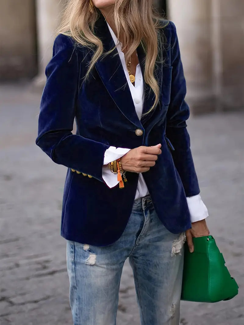 Clara | Luxurious Velvet Blazer