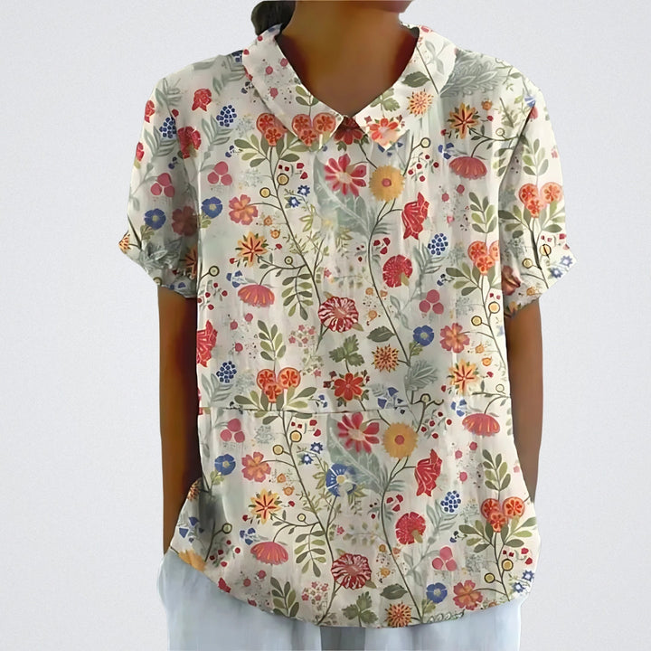 Clara | Elegant Floral Blouse