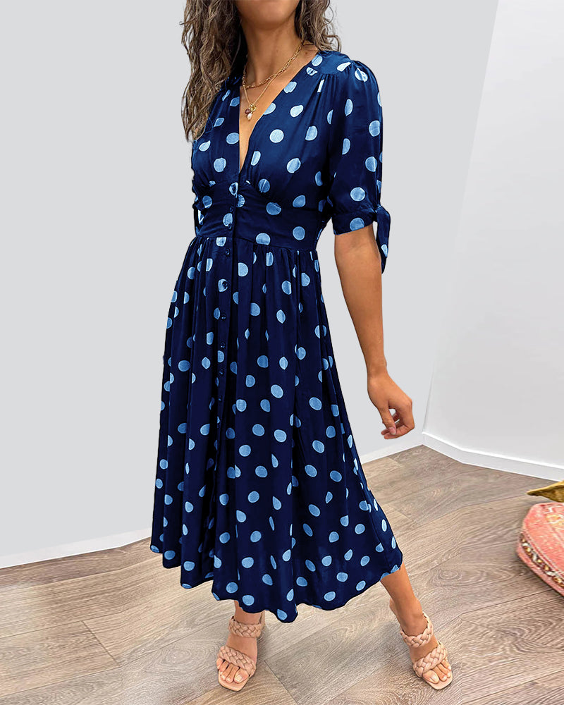 Clara | Chic Polka Dot Dress