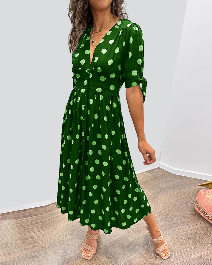 Clara | Chic Polka Dot Dress