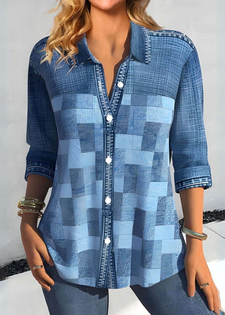 Megan | Stylish Patchwork Dress