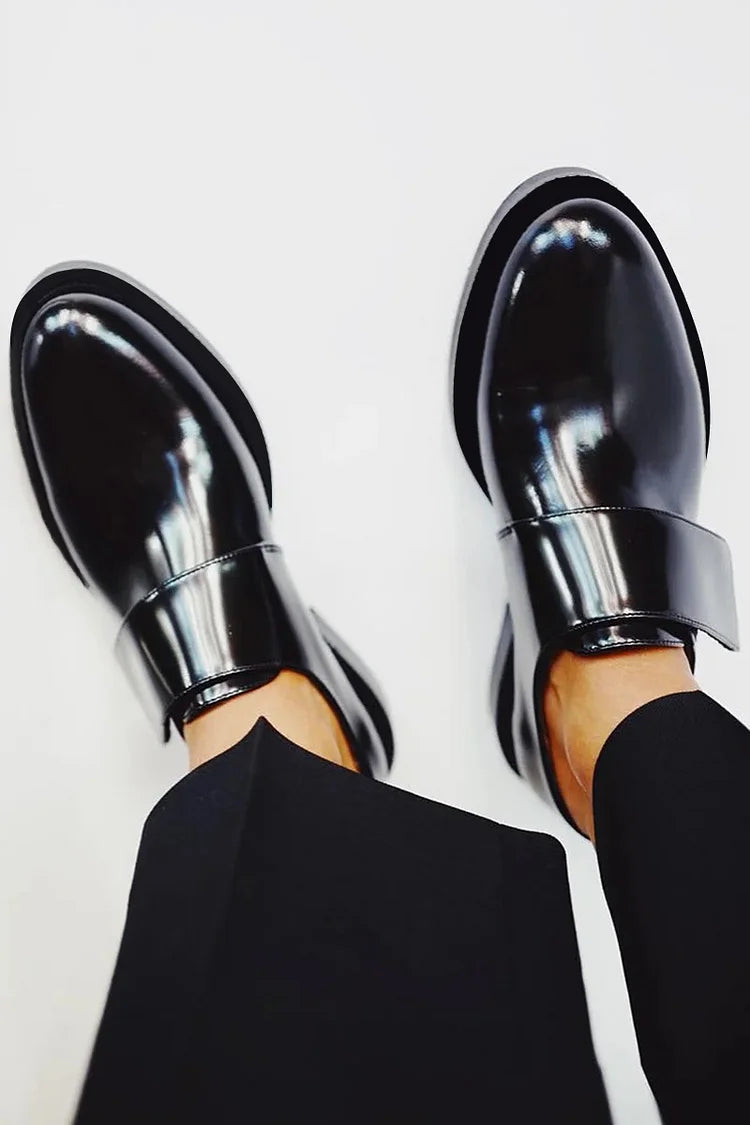 Clara | Chic Glossy Loafers