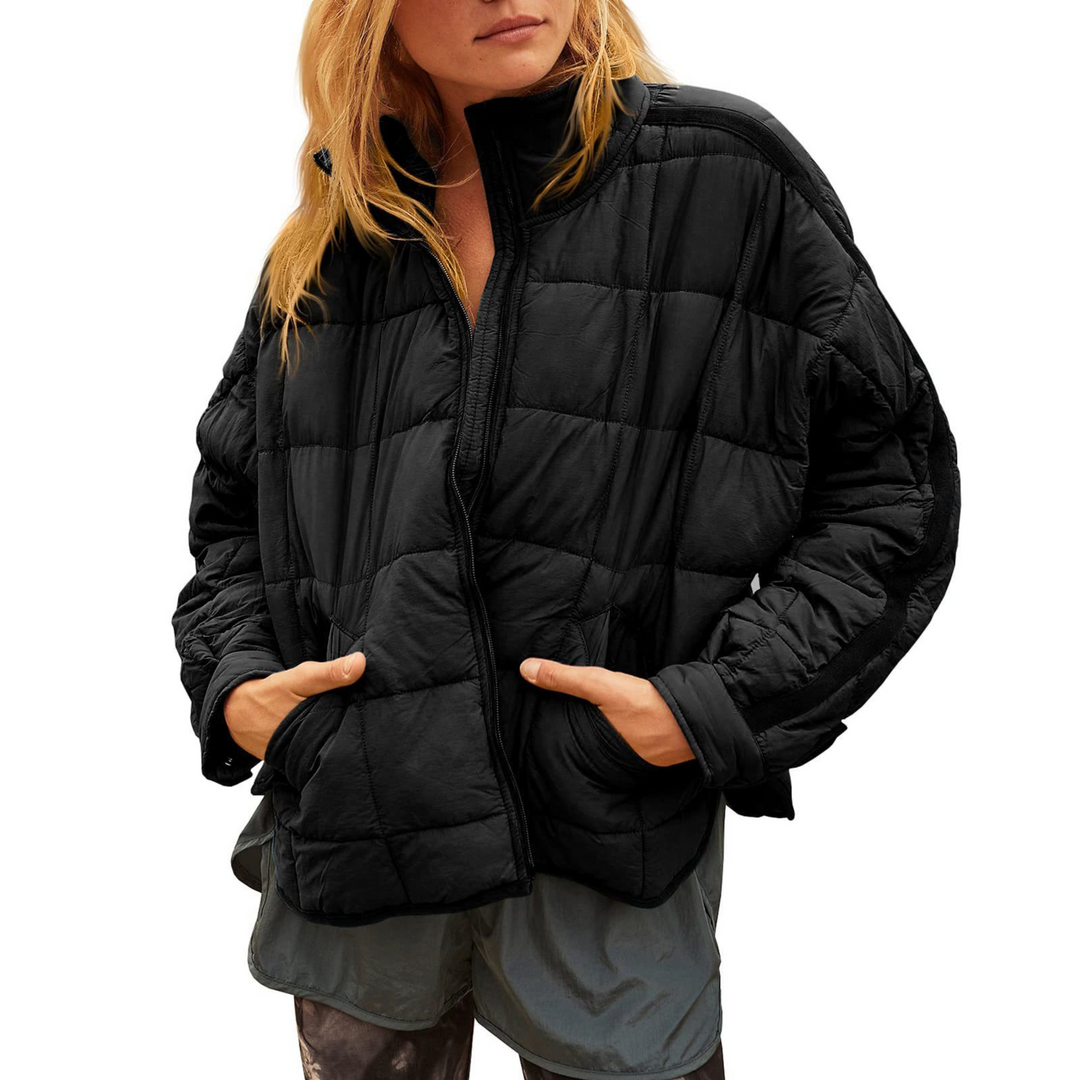 April | Lightweight zip puffer