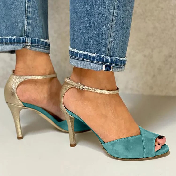 Molly | Stylish Peep-Toe Heels