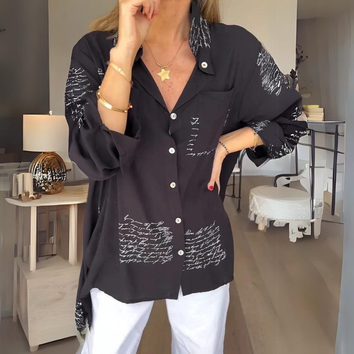 Sophie | Artistic Button-Up Shirt
