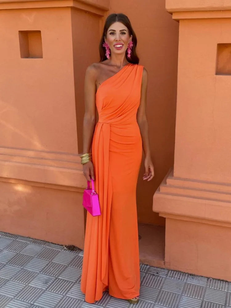 Clara | Asymmetrical Maxi Dress