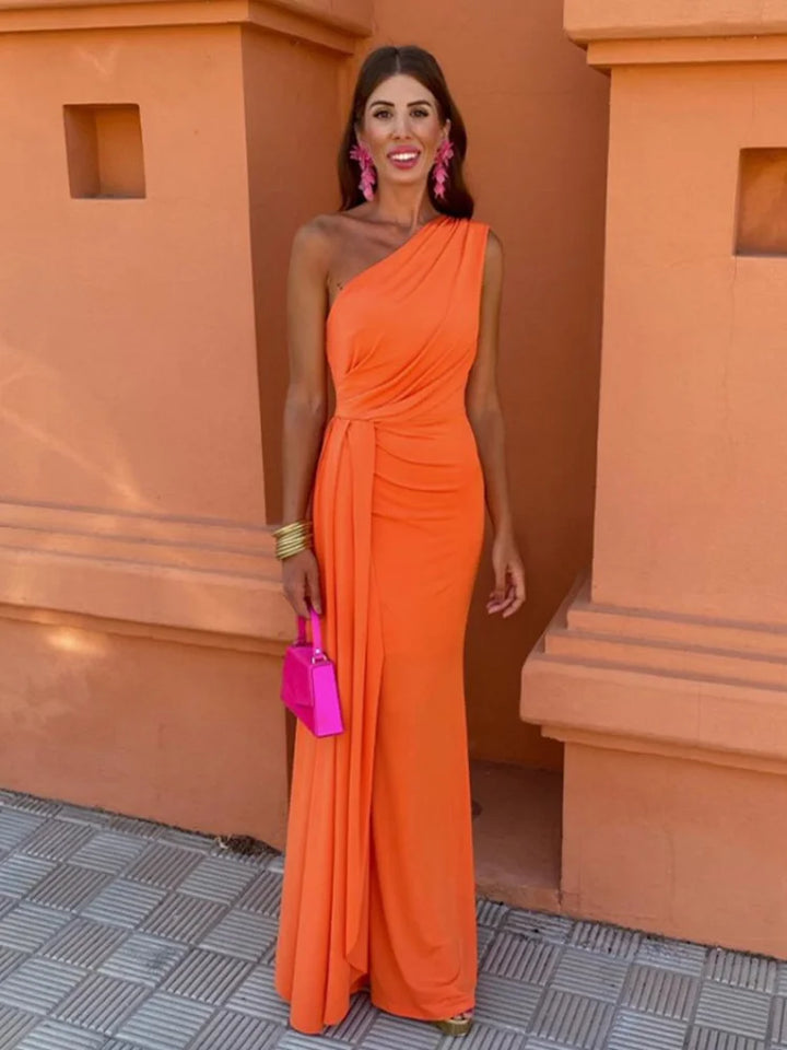 Clara | Asymmetrical Maxi Dress