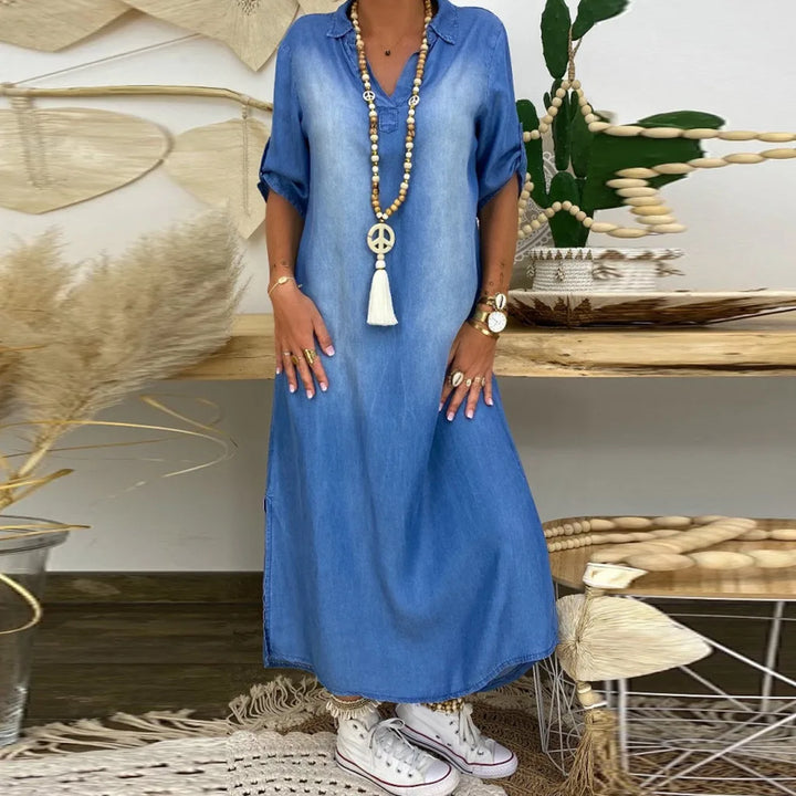 Chloe | Soft Denim Dress
