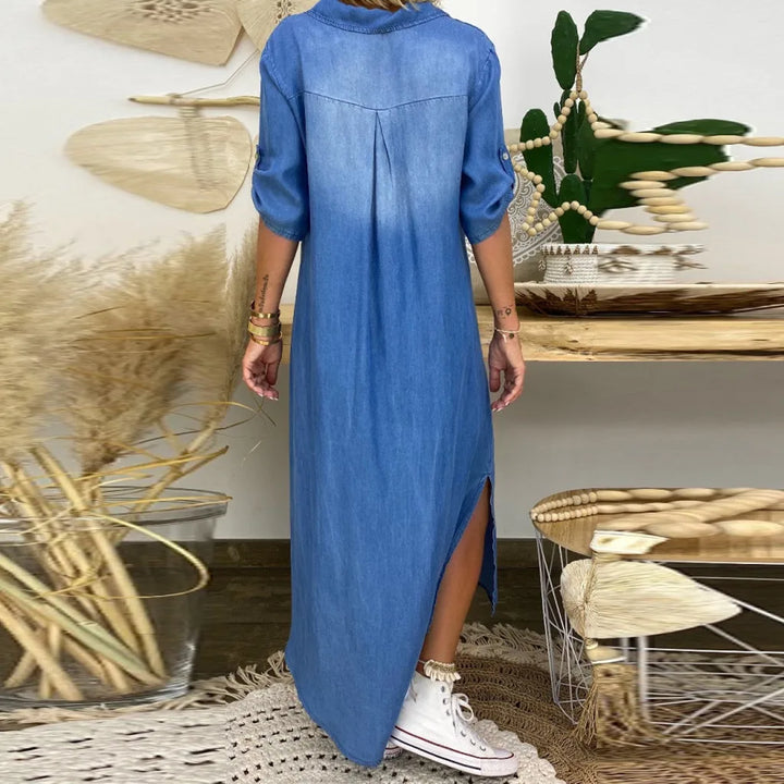 Chloe | Soft Denim Dress