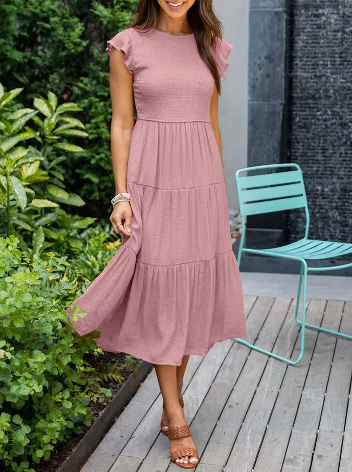 Clara | Flattering Belly Coverage Dress