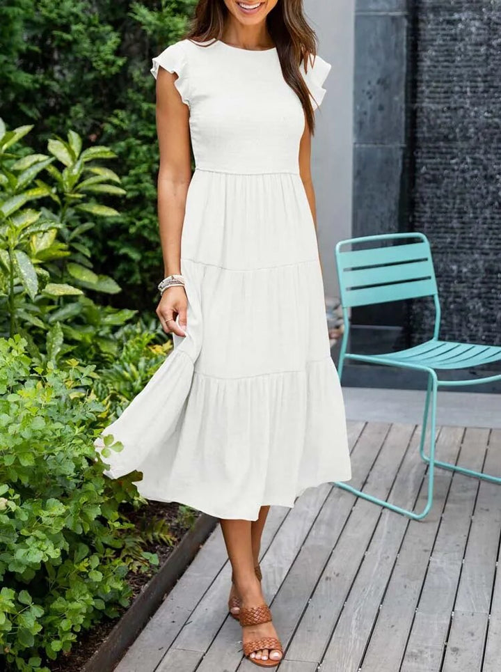 Clara | Flattering Belly Coverage Dress