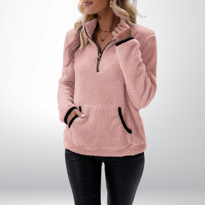 Lily | Cozy Half-Zip Jumper