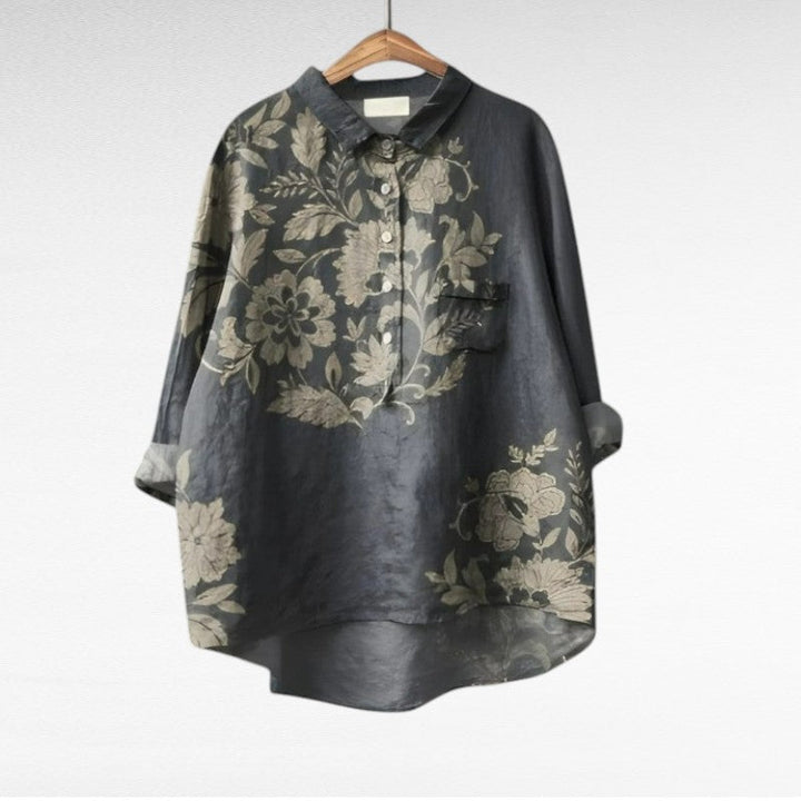 Clara | Vintage Floral Blouse
