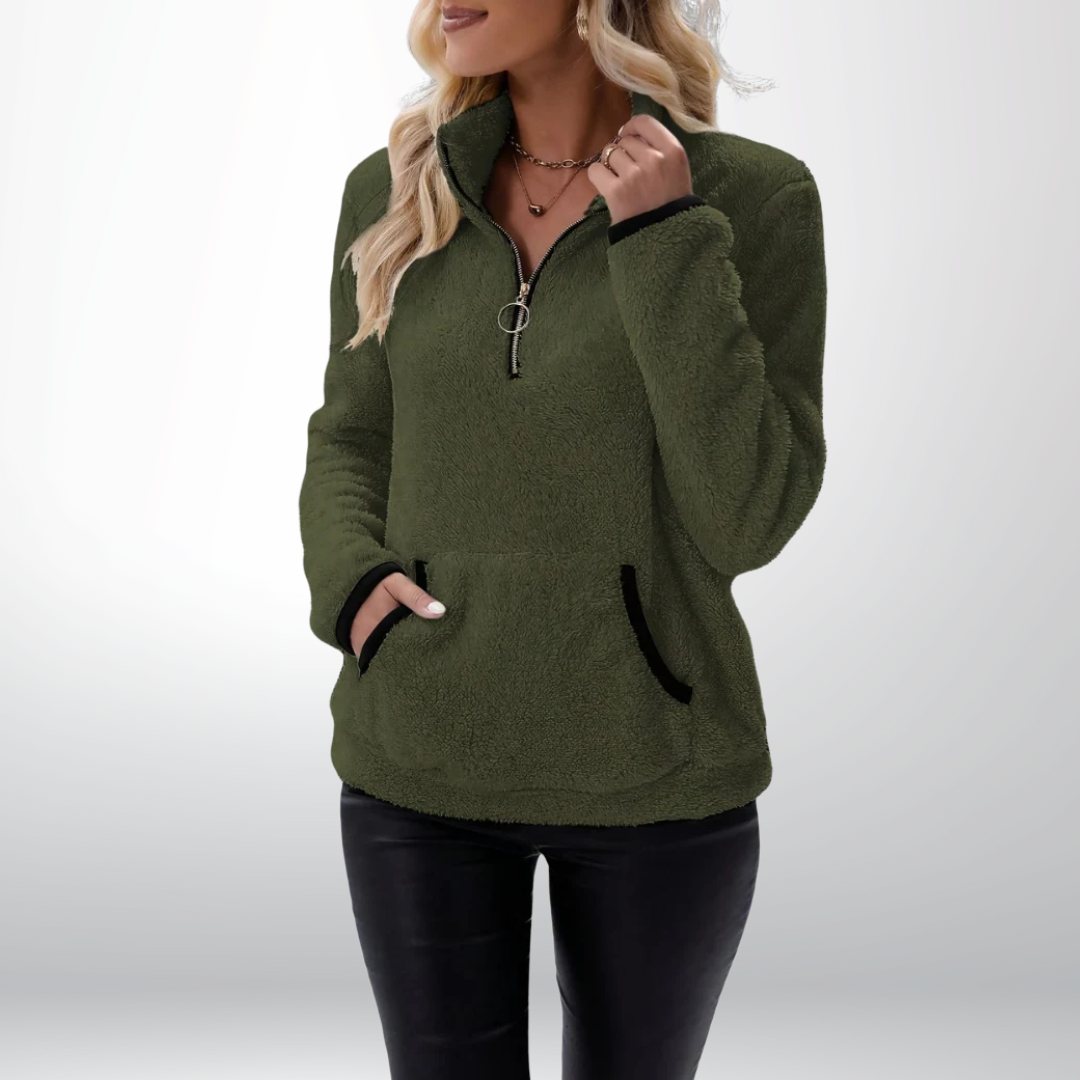 Lily | Cozy Half-Zip Jumper