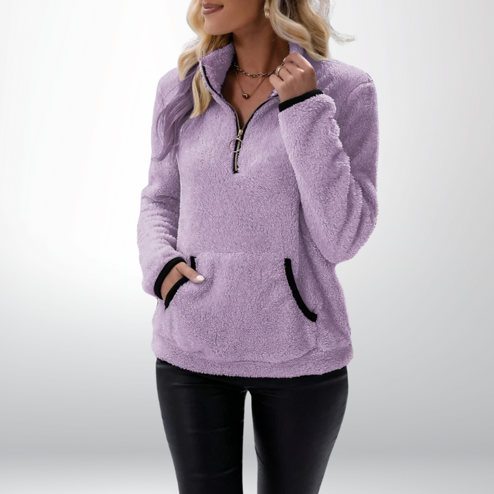 Lily | Cozy Half-Zip Jumper