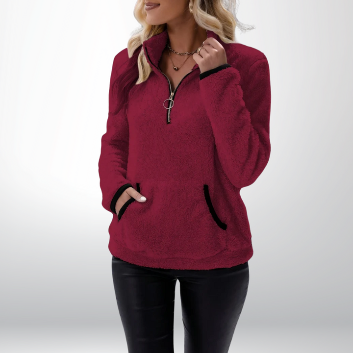Lily | Cozy Half-Zip Jumper
