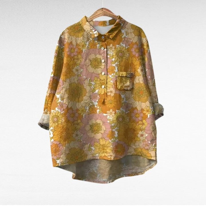 Clara | Elegant Floral Blouses