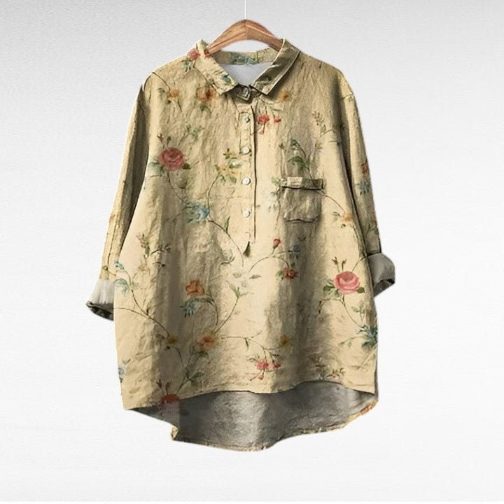 Clara | Elegant Floral Blouses