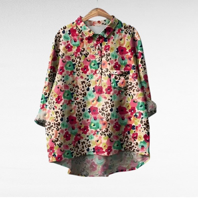 Clara | Elegant Floral Blouses
